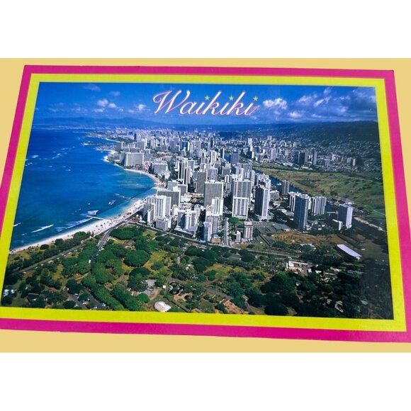 Phil Mattes Other - Vintage Waikiki Hawaii Postcard By Phil Mattes SKU 0215